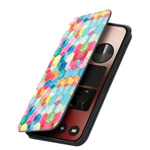 Para Nothinbg Phone 2A Fashion Printed Wallet stand case, funda con tapa magnética con tarjetero para Tecno Spark 20 Pro Plus - Product Image 1