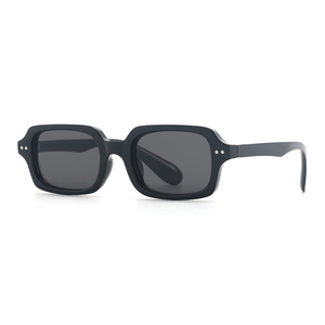 Gafas de Sol de Lujo con Protección UV400, Modernas, Retro 2026, OEM, Negras, Cuadradas - Product Image 1