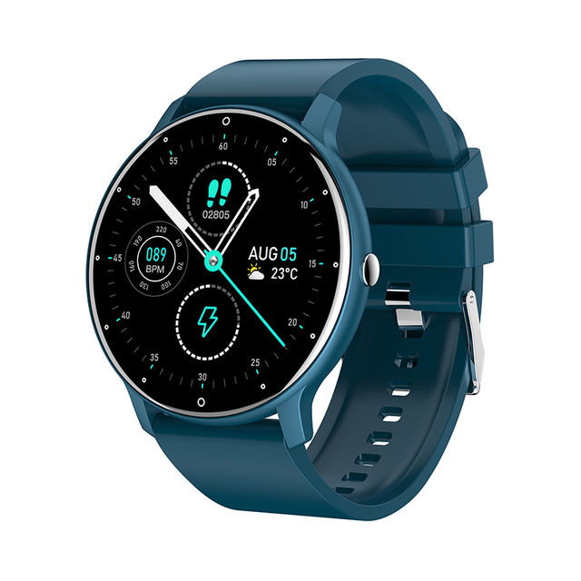 ZL02CPRO Waterproof Touch Screen Heart Rate Blood Pressure Sport Health Monitoring Smartwatch