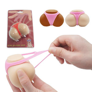 Squishy Toy Breast Relieves Stress Toy Adults Anxiety Relief Novelty Great Gifts <strong>Bum</strong> Stress Ball Booty Squish Stress Toy - Product Image 5