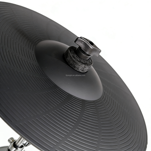 Juego de Platillos Electrónicos Profesionales Cozy Drum de 12/14/16 Pulgadas, Doble y Triple Zona, Hi-Hat, Splash, <span class=keywords><strong>Crash</strong></span>, Ride, Brillantes - Product Image 2