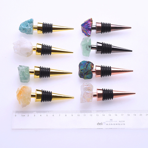 <span class=keywords><strong>Bouchon</strong></span> de bouteille de <span class=keywords><strong>vin</strong></span> en agate drusy naturelle à 100 %, cristal de guérison, <span class=keywords><strong>bouchon</strong></span> de <span class=keywords><strong>vin</strong></span> sous vide en améthyste rose pour cadeau - Product Image 2