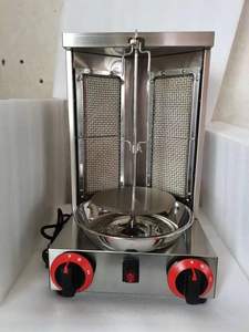 Encimera comercial LPG Mini Doner Kebab máquina ajustable 2 quemadores Mini Shawarma máquina para el hogar - Product Image 4