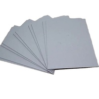 Carton gris recyclable non couché de 0,4 mm à 2 mm, feuille de carton laminé en pâte de papier recyclé 70x100cm, taille personnalisable
