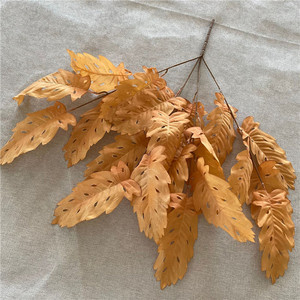 Hojas Artificiales de <span class=keywords><strong>Eupatorium</strong></span> al por Mayor, Ramas de Hojas de Zelan para Decoración del Hogar, Bodas, Patios y Oficinas - Product Image 3