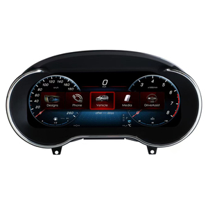 Pour Mercedes-Benz Classe C/GLC W205/W253 2015-2019 Écran d'instrumentation LCD 12,3 pouces 1920*720 Système Linux - Product Image 1