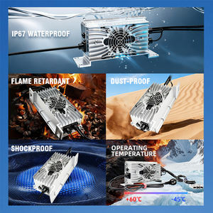 <span class=keywords><strong>Chargeur</strong></span> de batterie industriel robuste à construction solide, haute puissance 1200W 72V 18A, aluminium, plomb-acide, avec PFC, conforme aux normes RoHS et CE - Product Image 5