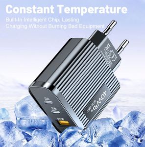 Nuevo Cargador de Celular USB+2PD Tipo-C, Multi-Puerto, Especificaciones para EE. UU. y Europa, Cabezal de Carga de Viaje, Venta al Por Mayor - Product Image 3