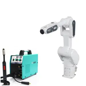 6 Axis Safe and Multi-purpose ABB CRB1300 Robot Arm Collaborative Robot Arm with Mig Welding Machine Megmeet for Welding Robot