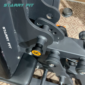 Haute qualité en acier salle de sport intérieure équipement de Fitness entraînement musculaire broche chargée pendule hanche presse pour les bras et la musculation - Product Image 2