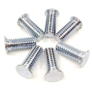 FHS Stainless Steel 304 Press Fit Screws M2.5 M3 M3.5 M4 Flanged Rivet Plate Screws Metal <b>Fasteners</b> Right Hand Metric - Product Image 2