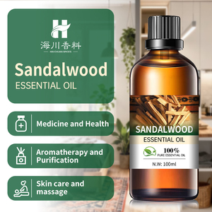 Aceite Esencial de Sándalo 100% Natural al por Mayor de Fábrica, Perfume Hidratante con Precio de <span class=keywords><strong>Descuento</strong></span> Hecho con Sándalo - Product Image 1