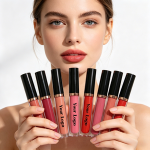 Gloss à lèvres vegan OEM ODM, logo personnalisé, rouge à lèvres liquide mat, faible MOQ - Product Image 2