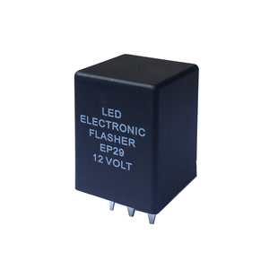 Decodificador intermitente LED EP29 de <span class=keywords><strong>4</strong></span> <span class=keywords><strong>pines</strong></span>, relé electrónico de <span class=keywords><strong>4</strong></span> <span class=keywords><strong>pines</strong></span>, fijación de coche, luz de señal de giro LED SMD, intermitente de Error, 12V, nuevo - Product Image 1