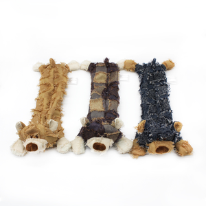 Giocattoli di peluche per animali domestici-Orso mendicante a 3 colori e conchiglia di pelliccia, stili assortiti materiale sicuro, per attività all'aperto di animali domestici e giochi sensoriali - Product Image 2