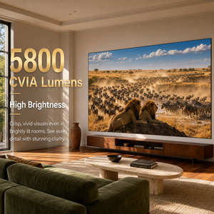 Projecteur laser C5 <span class=keywords><strong>Master</strong></span> C3 UltraMax 4K pour <span class=keywords><strong>cinéma</strong></span> maison, 5800 lumens CVIA, zoom optique, déplacement de l'objectif, ouverture, large gamme de couleurs - Product Image 2