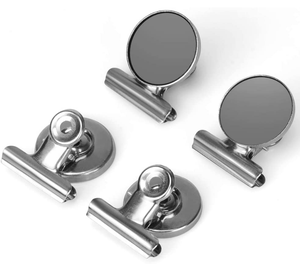 Grands clips magnétiques de bouledogue français, clips de bouledogue en ferrari pour bureau/réfrigérateur, clips à ressort magnétiques (paquet de 24) - Product Image 3