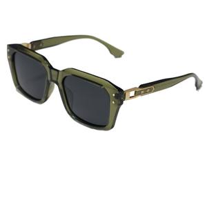 Lunettes de soleil polarisées à monture carrée pour hommes, Protection UV400, type 3, lentille TAC, monture en plastique et en métal, noires, JW-6009P - Product Image 5