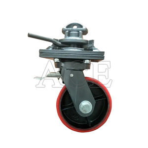 Ruedas giratorias de 8 pulgadas, ruedas giratorias de contenedor de carga pesada de poliuretano de 3 toneladas para mover contenedores - Product Image 3