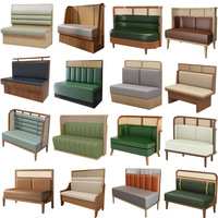 S099 Custom Esszimmer möbel Stand Sofa gegen die Wand Südostasien Rattan gewebte Restaurant Tisch und Stuhl Werbung