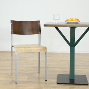 Fornitura di fabbrica Cina all'ingrosso sedia mobili soggiorno ufficio ristorante <span class=keywords><strong>Cafe</strong></span> nero impiallacciatura di compensato sedia da pranzo - Product Image 1