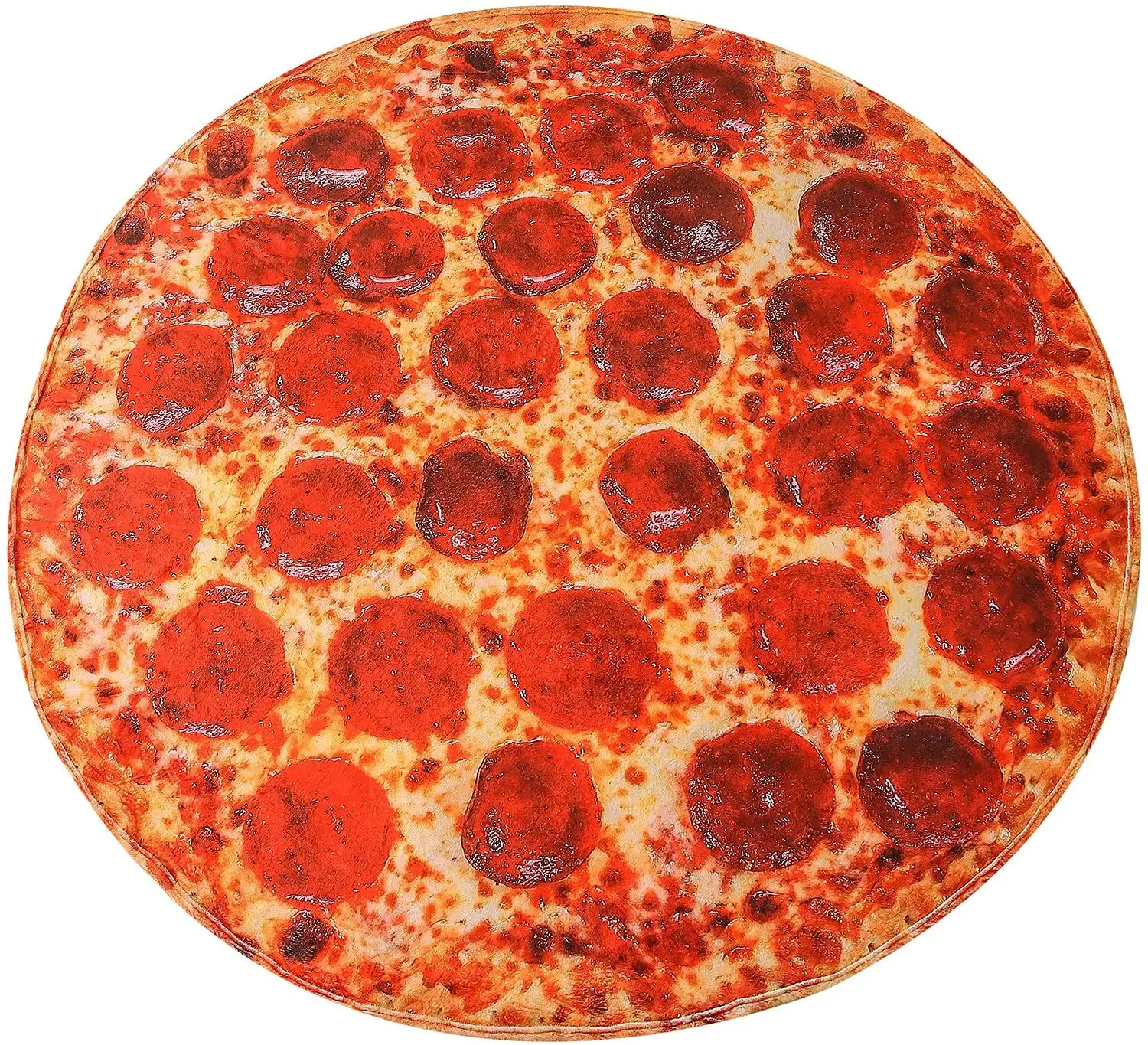 Pizza Throw Soft For Kids And Adult Digital Printed Fleece Novelty Realistic Funny Food Warm Flannel Blanket