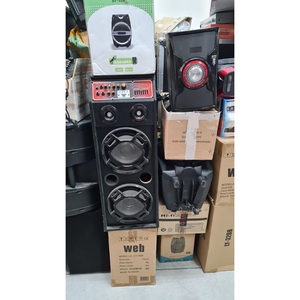 Sistema de Altavoces para Karaoke con Subwoofers Dobles y Panel de Control para Uso Doméstico - Product Image 1
