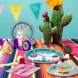 Disposal Paper <b>Plate</b> Pack Inches CMYK 9 Theme Party Decorations Birthday Holidays - Product Image 4
