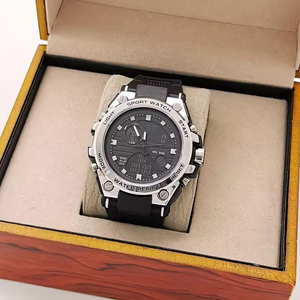 Custom logo High Quality Digital Analog Sport Mans <b>Watches</b> 50m Waterproof Plastic Silicone Digital <b>Watch</b> for Man - Product Image 3