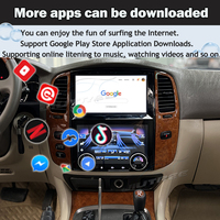 Android 13 Für Toyota Land Cruiser 100 LC100 Lexus LX470 2002-2007 Autoradio Multimedia Video Player Carplay Auto GPS Navigation