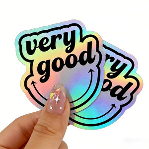 Adesivi Olografici Personalizzati con Effetto Olografico Impermeabili Decorazione Individuale Cartoni Animati Regalo PVC Vinile Top Brand PT - Product Image 6