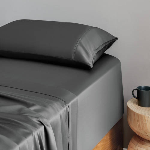 100% 400tc C Bamboo Fitted Linen Bed Sheet Duvet Cover With Zipper  Bedding Set
