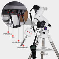 Telescopio Astronómico Refractor APO ED 102eq 102mm con Montura Ecuatorial Goto para Adultos, Telescopio Profesional de Astronomía