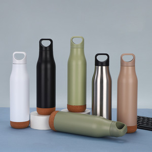 Bouilloire de sport inférieure <span class=keywords><strong>Tasse</strong></span> thermos sous vide à double couche en acier inoxydable 304 avec <span class=keywords><strong>tasse</strong></span> de voiture simple <span class=keywords><strong>pour</strong></span> le voyage - Product Image 1