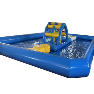 Deportes para adultos, parques acuáticos, divertido juego de obstáculos flotante inflable para lago para entusiastas de los deportes acuáticos - Product Image 6