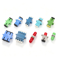 Adaptateur à bride monomode à quatre fibres optiques ST/SC/FC/LC APC de haute qualité pour FTTH