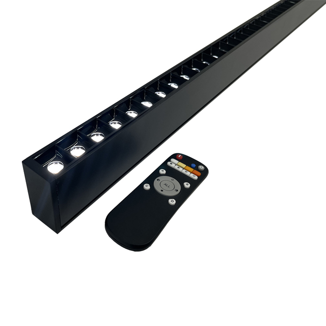 40W Smart Remote Control Linear LED Spot Light Anti-Glare Reflector Diffuser Dimming System Aluminum Alloy Lamp Body Office