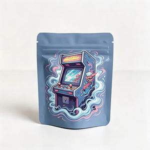Bolsa de plástico impresa personalizada de 3.5g, bolsa de aluminio Mylar antiolor, bolsa Mylar con cierre ZipLock para envasado de alimentos - Product Image 5