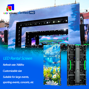 Trong nhà thương mại Màn hình <span class=keywords><strong>LED</strong></span> 500x1000 mét hiệu suất cao di chuyển <span class=keywords><strong>LED</strong></span> Video tường cho Thuê Ngoài trời sân khấu Backdrop <span class=keywords><strong>LED</strong></span> màn hình hiển thị - Product Image 4