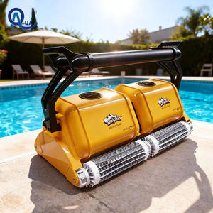 Robot de Limpieza de Piscinas Water Crown, Totalmente Automático, con Capacidad para Escalar Paredes, Cobertura de 400m, Control Remoto Profesional, Duradero - Product Image 3
