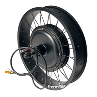 Kit de conversion de vélo électrique 20/26x4.0 Fat Tire 48-72V2000W 170/190mm avec moteur de moyeu et contrôleur à ondes sinusoïdales double Hall 45A UKC1+