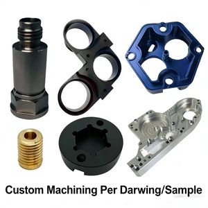 Bloc d'axe arrière de moto en aluminium usiné <span class=keywords><strong>CNC</strong></span>, réglages de chaîne de roue, pièces de moto tout-terrain personnalisées - Product Image 2