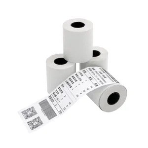 Thermal <strong>Paper</strong> <strong>Rolls</strong> 57x40 55gsm White Single Layer New Design Image Thermal <strong>Roll</strong> <strong>Paper</strong> for POS Machine - Product Image 1