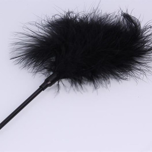 Produits érotiques : Stimulateur de massage des fesses, bâton à plumes pour le flirt, l'avance préliminaire, le chatouillage et le jeu SM en couple - Product Image 2