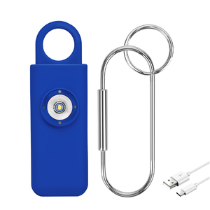 Anti attacco allarme di sicurezza personale di autodifesa Loud130db portachiavi per <span class=keywords><strong>protezione</strong></span> di autodifesa con luce stroboscopica - Product Image 1