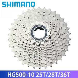 Casete de Piñones SHIMANO <span class=keywords><strong>HG500</strong></span> de 10 Velocidades para Bicicleta de Carretera, GRX de 10 Velocidades, 12-28T, 11-34T, 11-32T, 11-25T - Product Image 1