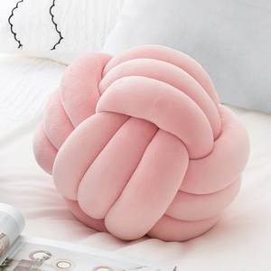 Prix bon marché <span class=keywords><strong>tressé</strong></span> <span class=keywords><strong>coussin</strong></span> noeud oreiller <span class=keywords><strong>boule</strong></span> maison oreillers décoratifs et coussins jeter oreiller décor - Product Image 2