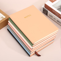 Carnet de notes simple Morandi avec reliure cousue, couleurs éclatantes, pour enregistrement de réunions et journal étudiant, 80 feuilles
