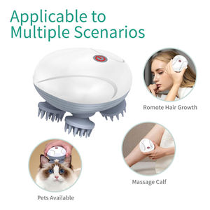 Mini masajeador de manos eléctrico con cepillo refrescante para el cuero cabelludo, aplicación corporal en la cabeza, cepillo para el crecimiento del cabello, venta al por mayor - Product Image 5