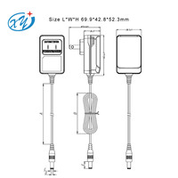 Fabricant professionnel d'adaptateurs d'alimentation à découpage mural DC 24V 1A, adaptateur secteur US 24W 24V 1000mA pour humidificateur et CCTV